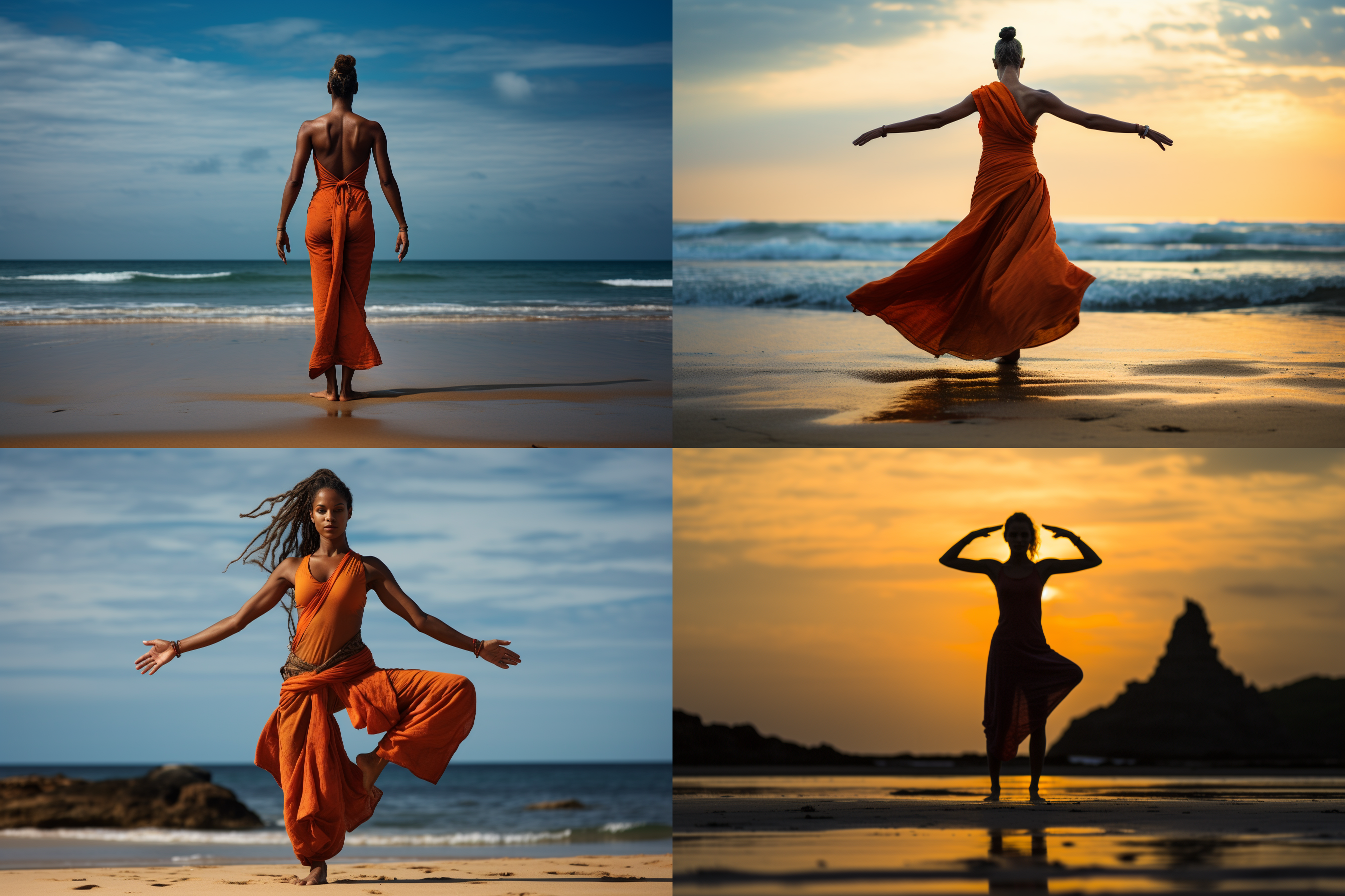 Midjourney - Photo de voyage yoga