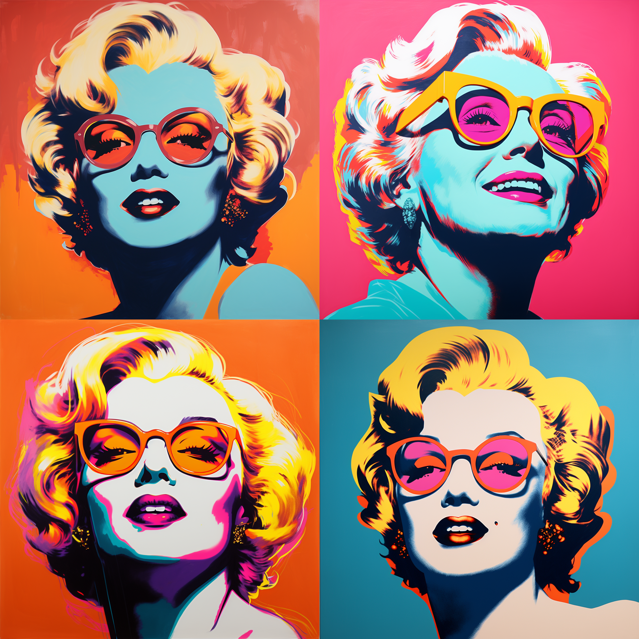 Midjourney - Portrait de Marylin Monroe