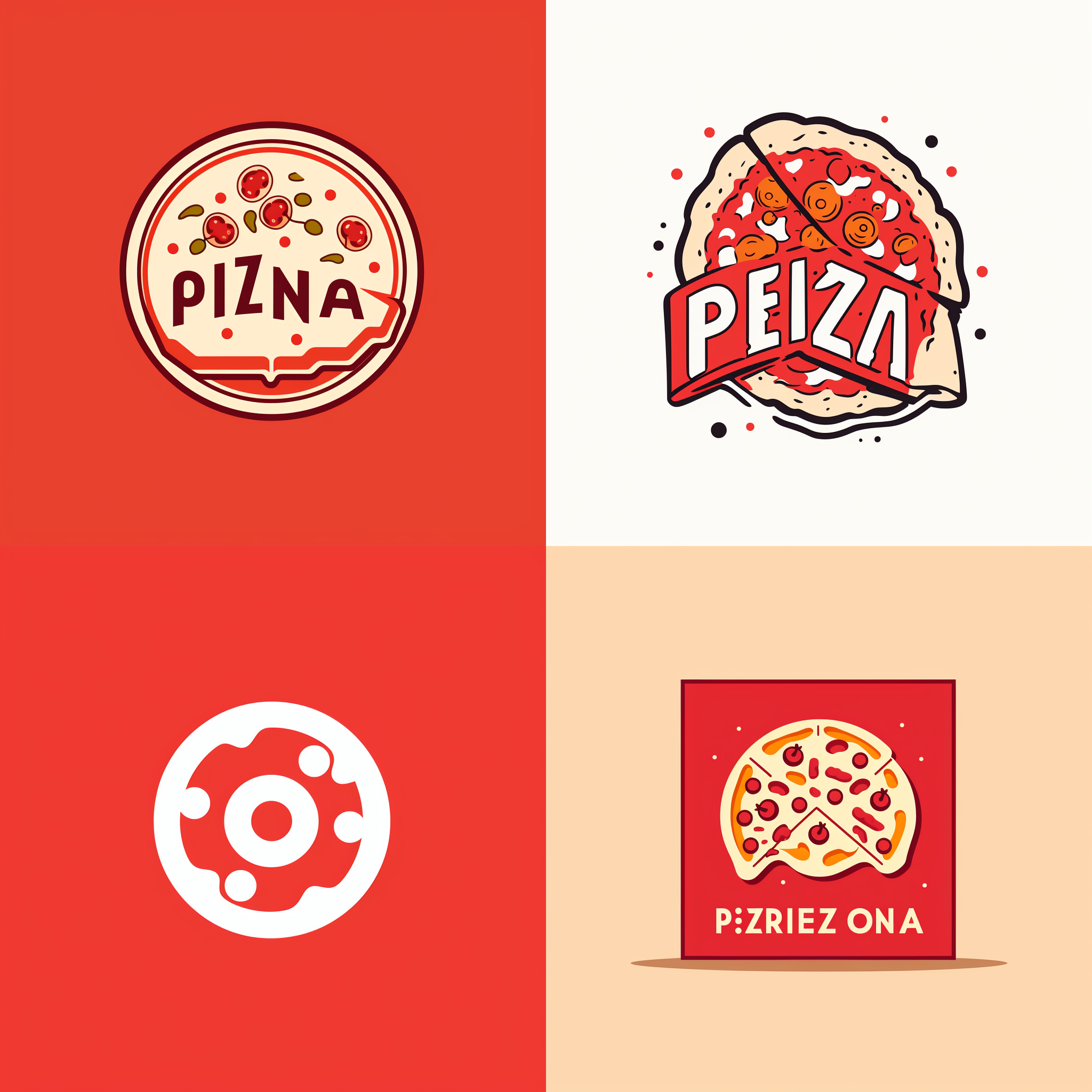 Midjourney - logo entreprise pizza