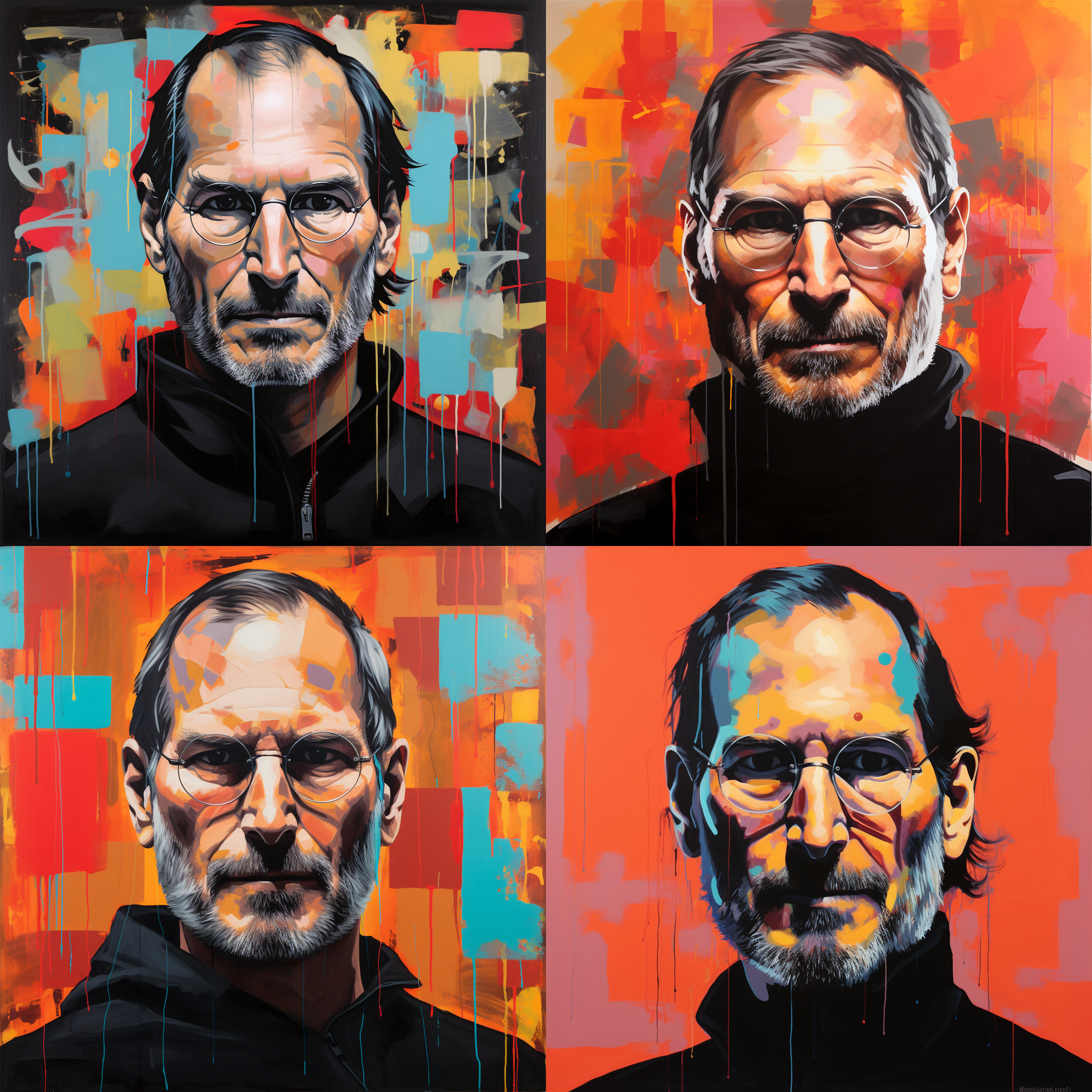 Midjourney - portrait de Steve Jobs